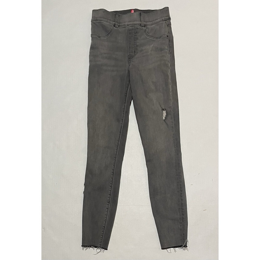 Spanx Jeans Womens Size XS Leggings Jeggings Stretch Ankle Skinny Raw Hem Pants